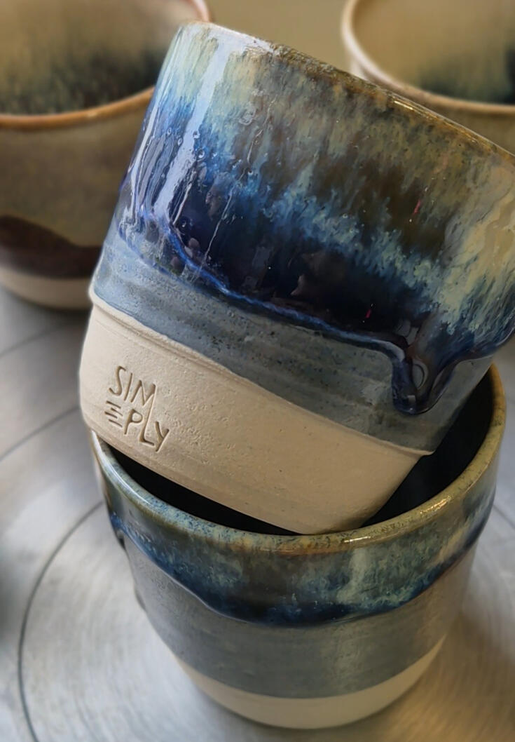 Espresso Cups | Mixed Glaze on Stoneware